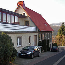 Das Geschäftsgebäude der Druckerei